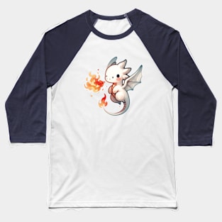 Small but Bold - The Fire-Breathing Dragon Baseball T-Shirt